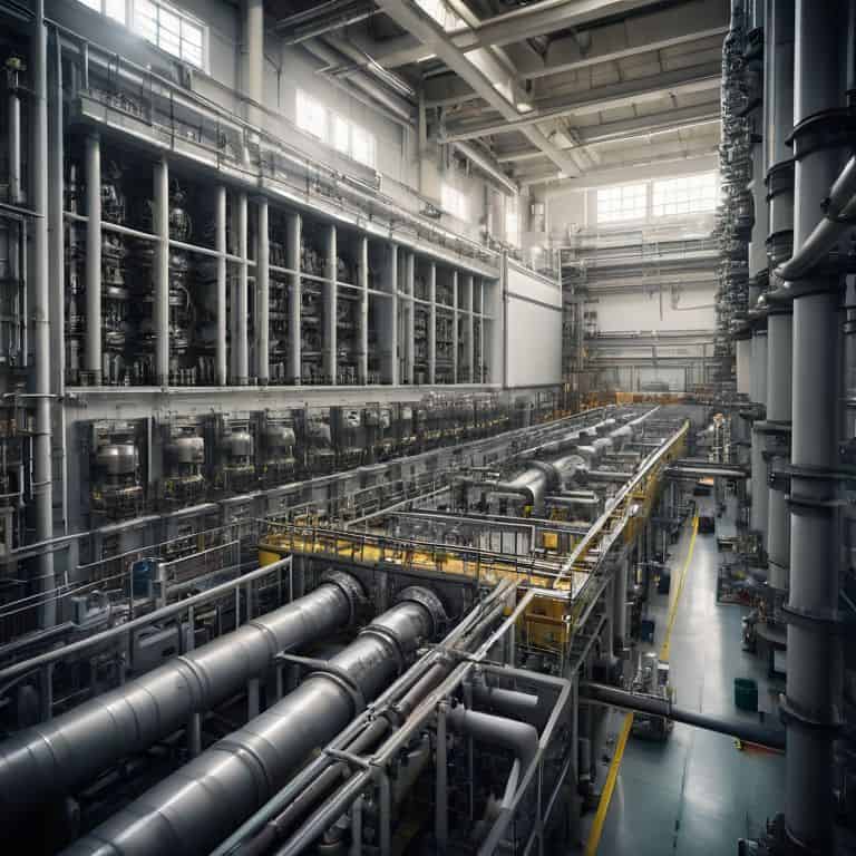 Nuclear power plant operation diagram