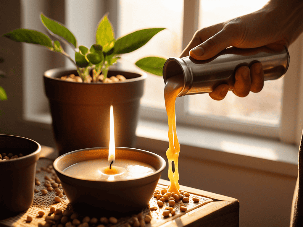 Soy Wax Candle Making