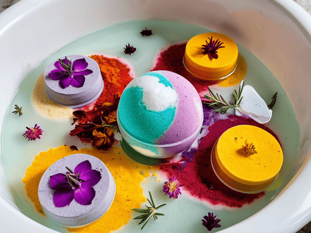 Fizzle Into Bliss bath bombs