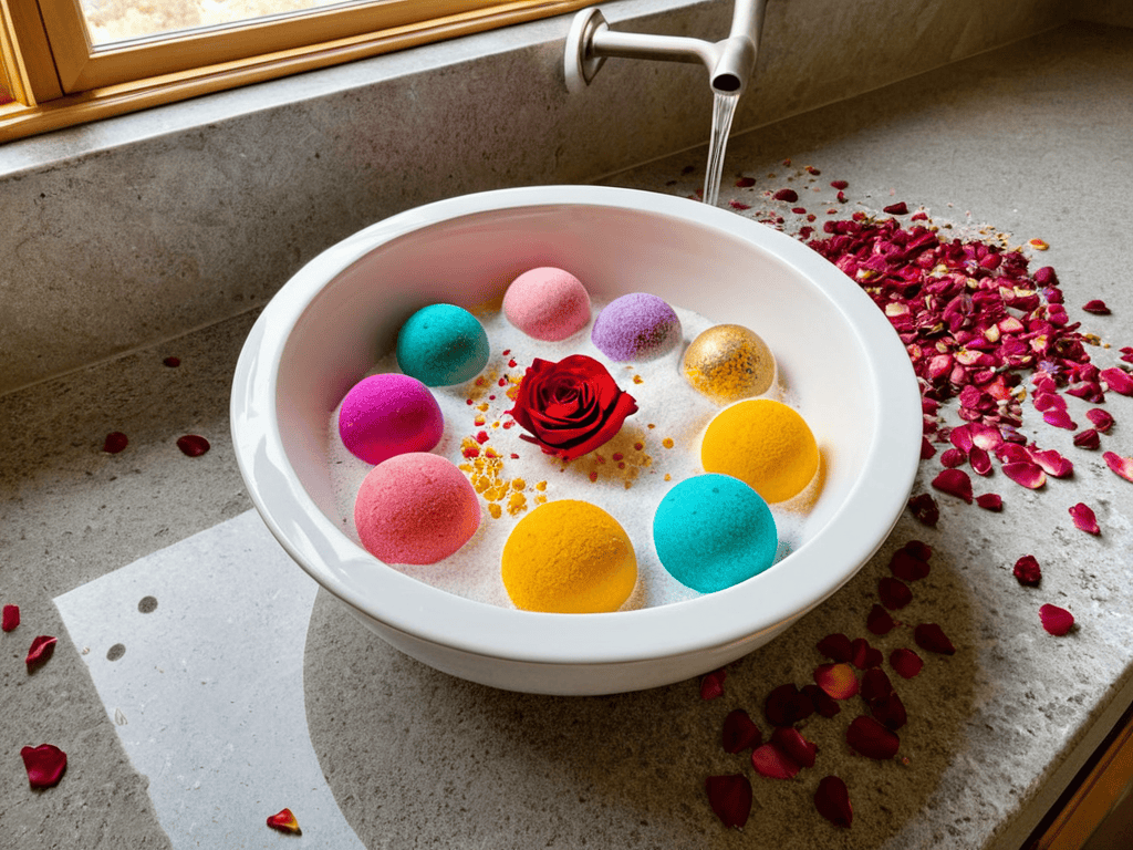 Diy bath bombs with simple ingredients