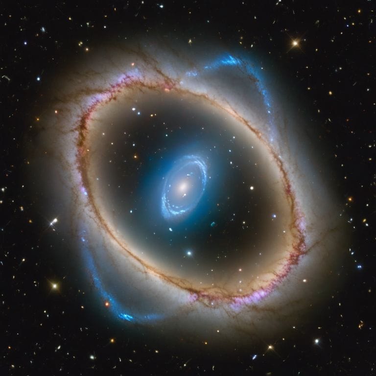 Cosmic Reflections: Gravity's Light Bending