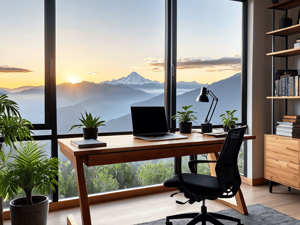 Remote work careers concept