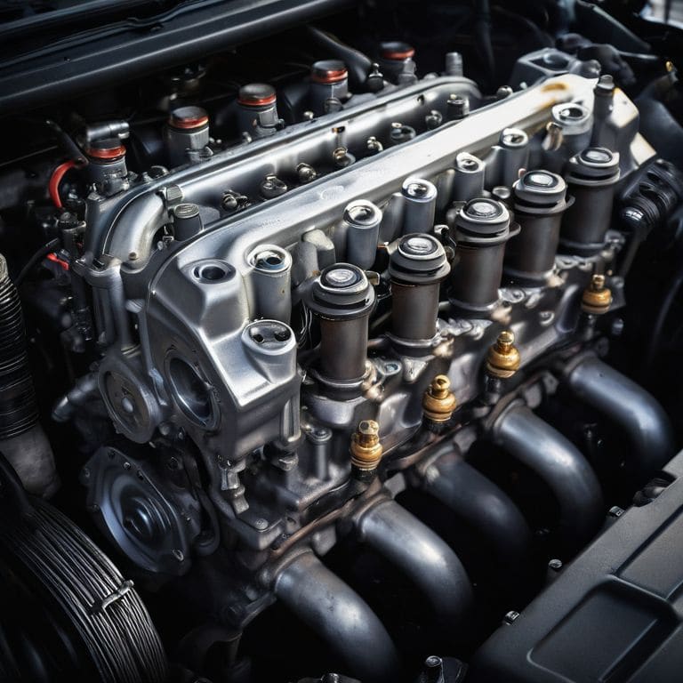 Diesel Engine Closeup
