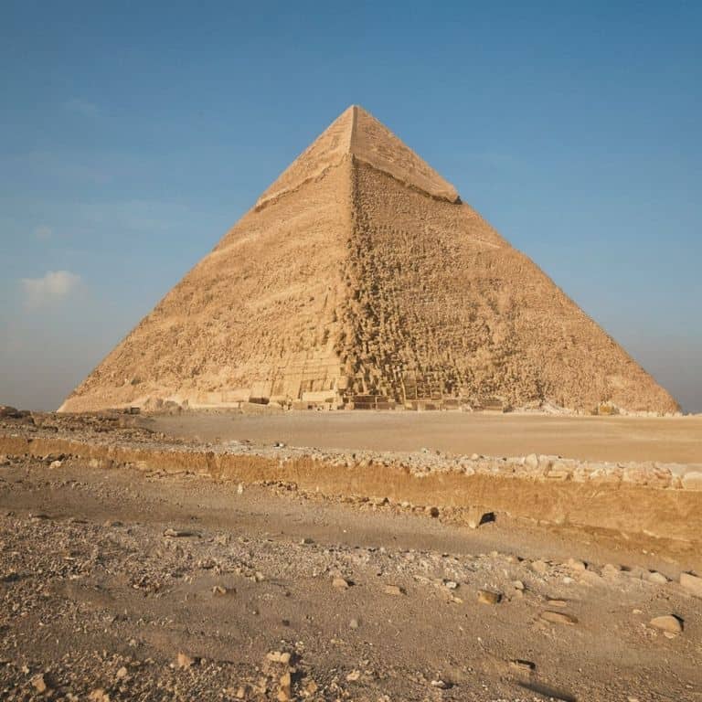 Giza pyramid construction