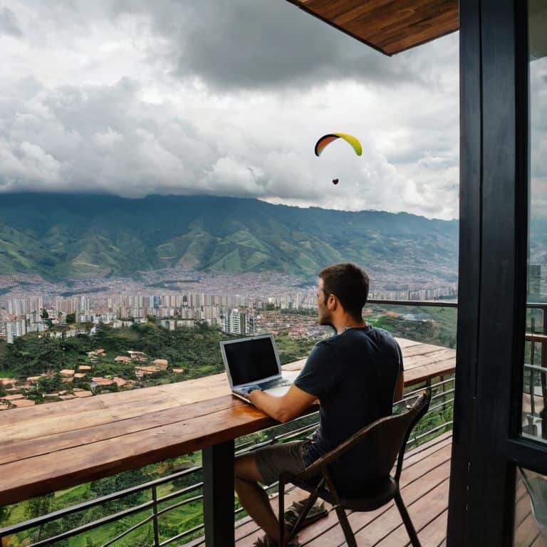 Vibrant Vibes in Medellín Colombia Cityscape