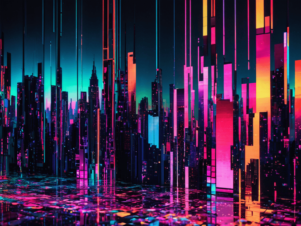 Glitch Art Datamoshing effect