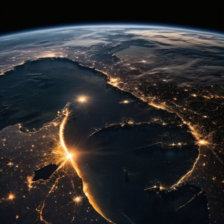 Measuring Earth's fever cosmically