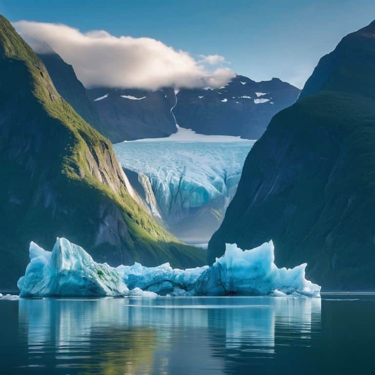Melting glaciers affect sea level rise
