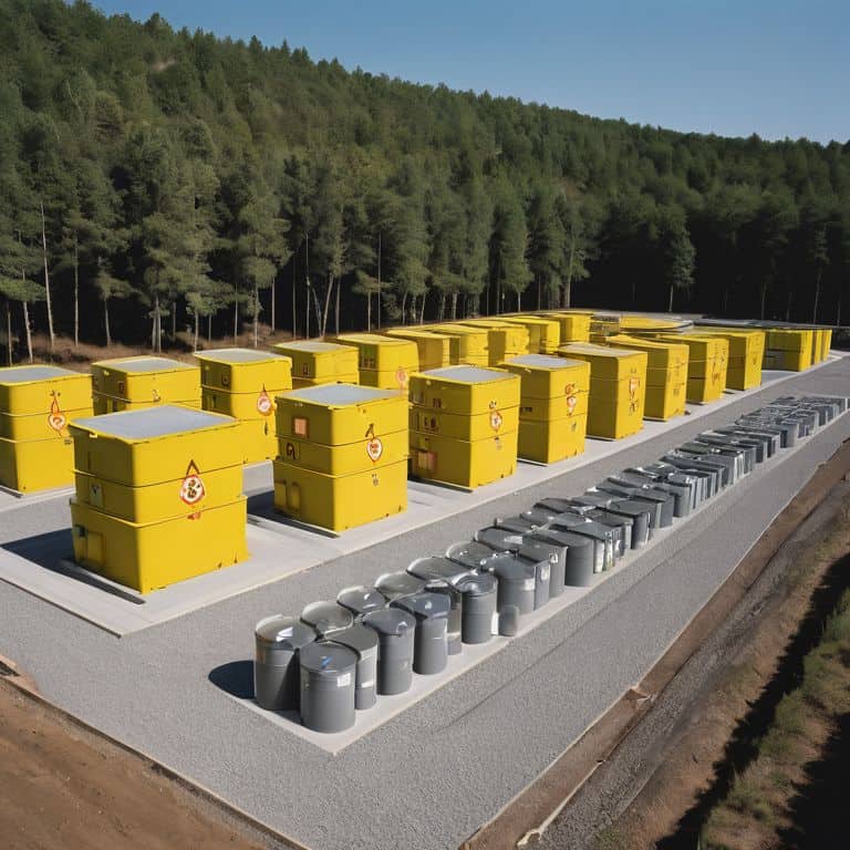 Nuclear waste storage safety methods