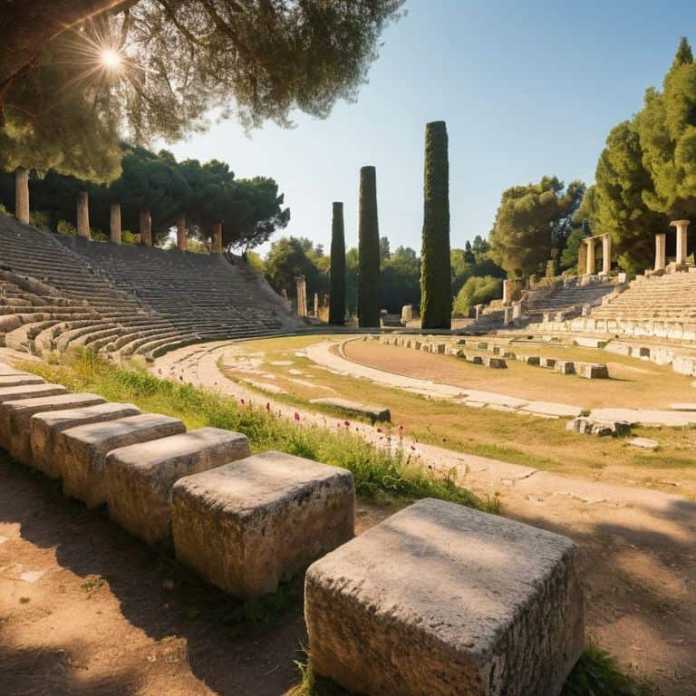 ancient Olympic Games illustration