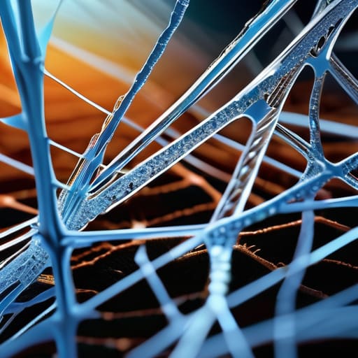 Cellulose Matrix Thermal Contraction structure breaking.