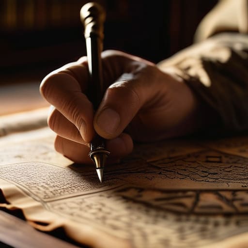 Deciphering Ancient Scripts and Languages through symbols.